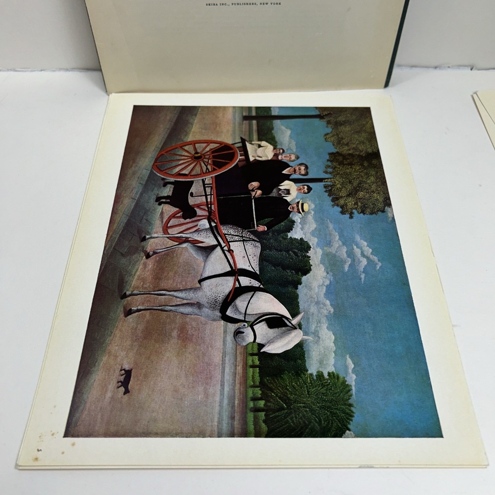 Henri Rousseau Skira Color Prints Colorplate Art Set Of 6 Printed In Switzerland - Picture 13 of 14